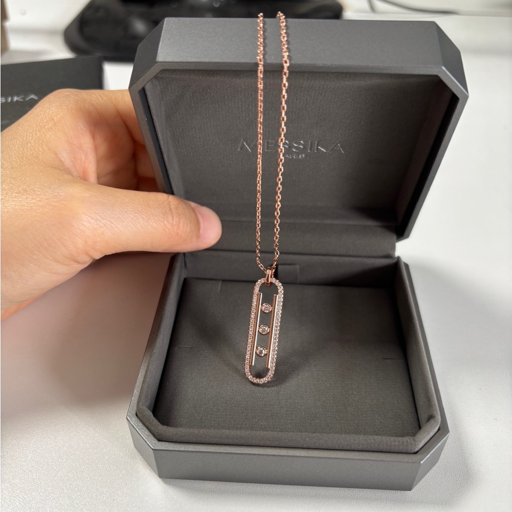 Messika diamond necklace